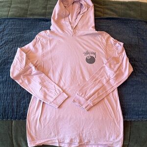 STÜSSY Men’s 8 Ball Hoodie Long Sleeve Tee